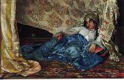 unknow artist Arab or Arabic people and life. Orientalism oil paintings  428 oil on canvas